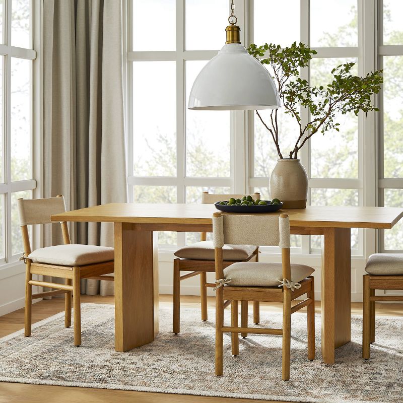 Emery Wood Dining Chair with Upholstered Seat and Sling Back - Threshold&#8482; designed with Studio McGee, 3 of 10
