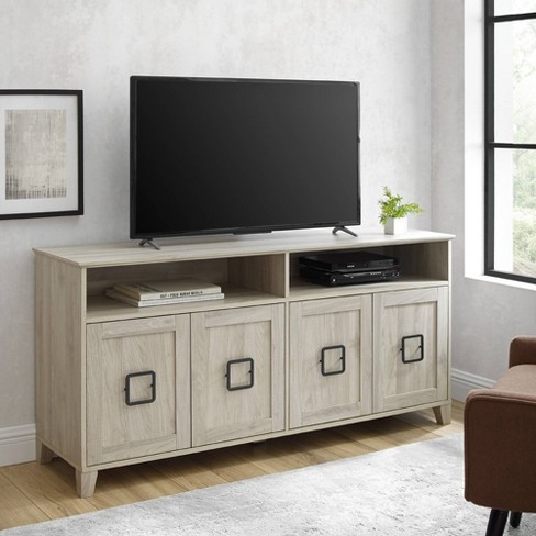 4 Door Boho Media Center Tv Stand For Tvs Up To 65 Birch Saracina Home Target