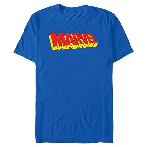 Mens Marvel Flag Logo T Shirt - 1 of 4