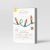60ct LED C6 Faceted Christmas String Lights with Green Wire - Wondershop™ - 4 of 4