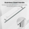 VYNXARIA 31"W*55"H Frameless Shower Doors for Bathtub, 1/4" (6mm) Thick SGCC Tempered Glass Door, Pivot Shower Door Panel for Bathroom, Chrome - 3 of 4