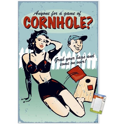 Trends International Anyone for Cornhole Unframed Wall Poster Prints