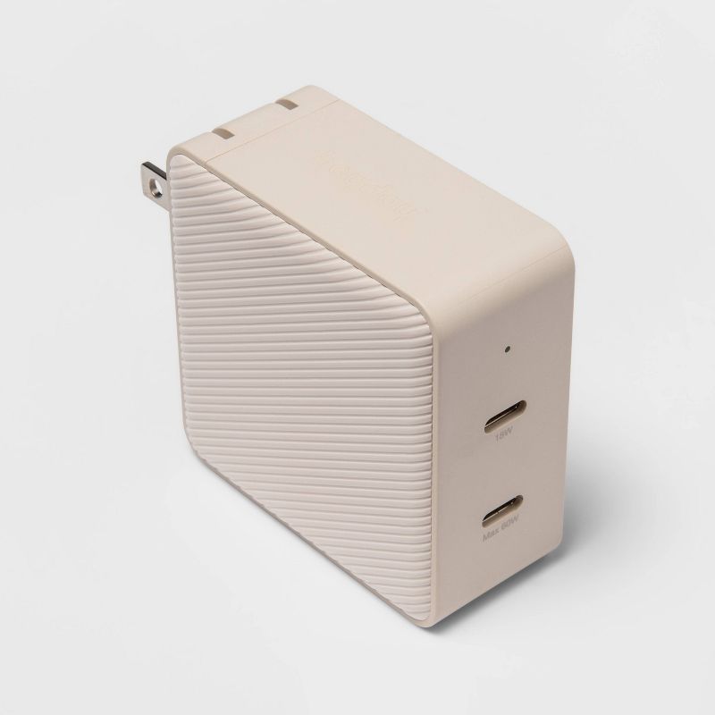 68W GaN Charger - heyday&#8482; Stone White, 3 of 5