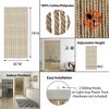 Evideco French Home Goods Braided Cotton/Polyester Rope Door Curtain 54 Strings 79” H x 36” W - 3 of 4