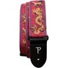 Perri's Red Dragon Warrior Jacquard Guitar Strap 2 in. - 3 of 3