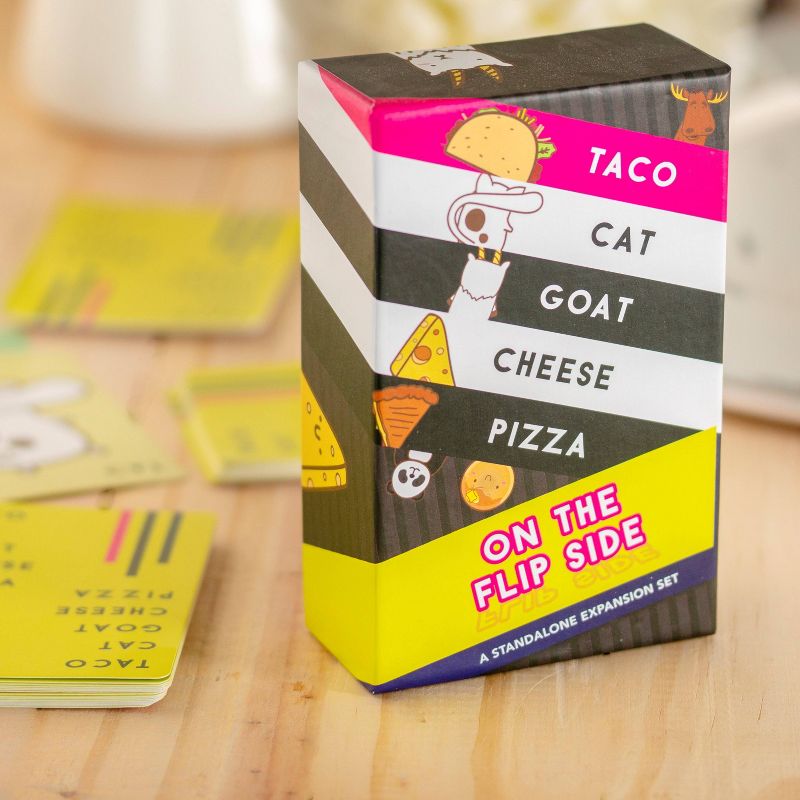Taco Cat Goat Cheese Pizza On The Flip Side Card Game, 3 of 7