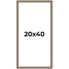 PosterPalooza | Panoramic Deco Silver Picture Frame - UV Acrylic, Foam Board Backing, Hanging Hardware - 2 of 4