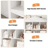 GustoWave Kids Bookcase, 2-Tier Children Storage Shelf Unit, Toddlers Playhouse Cabinet Shelf, Toy Storage Organizer - 4 of 4