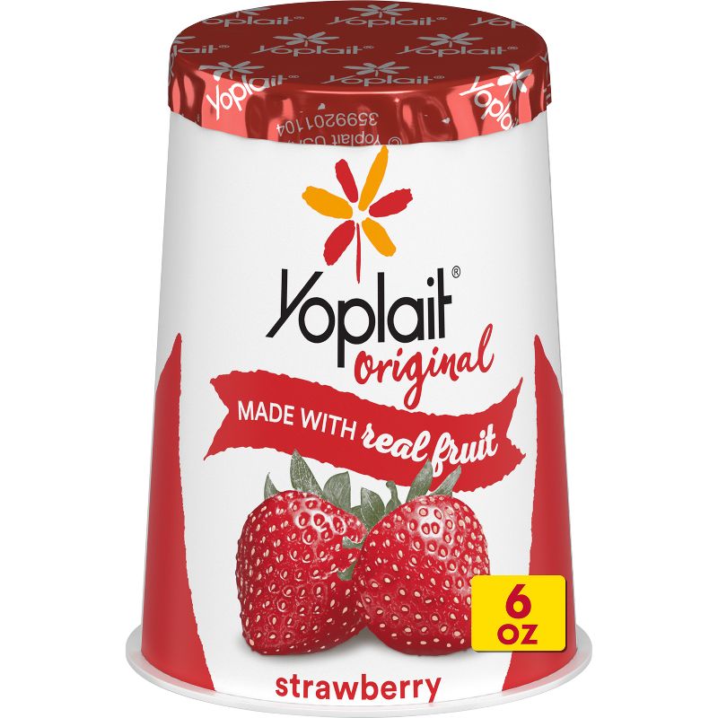 Yoplait Original Strawberry Yogurt - 6oz, 1 of 12