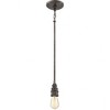 Quoizel Lighting Squire 1 - Light Pendant in  Rustic Black - 4 of 4