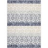 Acekool Washed Velvet Area Rug - Soft High-Density Brocade Carpet for Living Room & Bedroom, Easy Care Foldable Design - 2 of 4