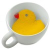 Norpro Silicone Dish Brush - Double Sided Multi Use Veggie Scrubber Pot Holder - Yellow (Duck) - 2 of 4