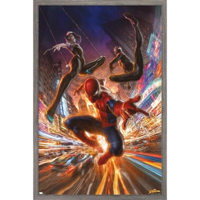 Marvel Spidey And His Amazing Friends - Group Wall Poster, 22.375 x 34,  Framed