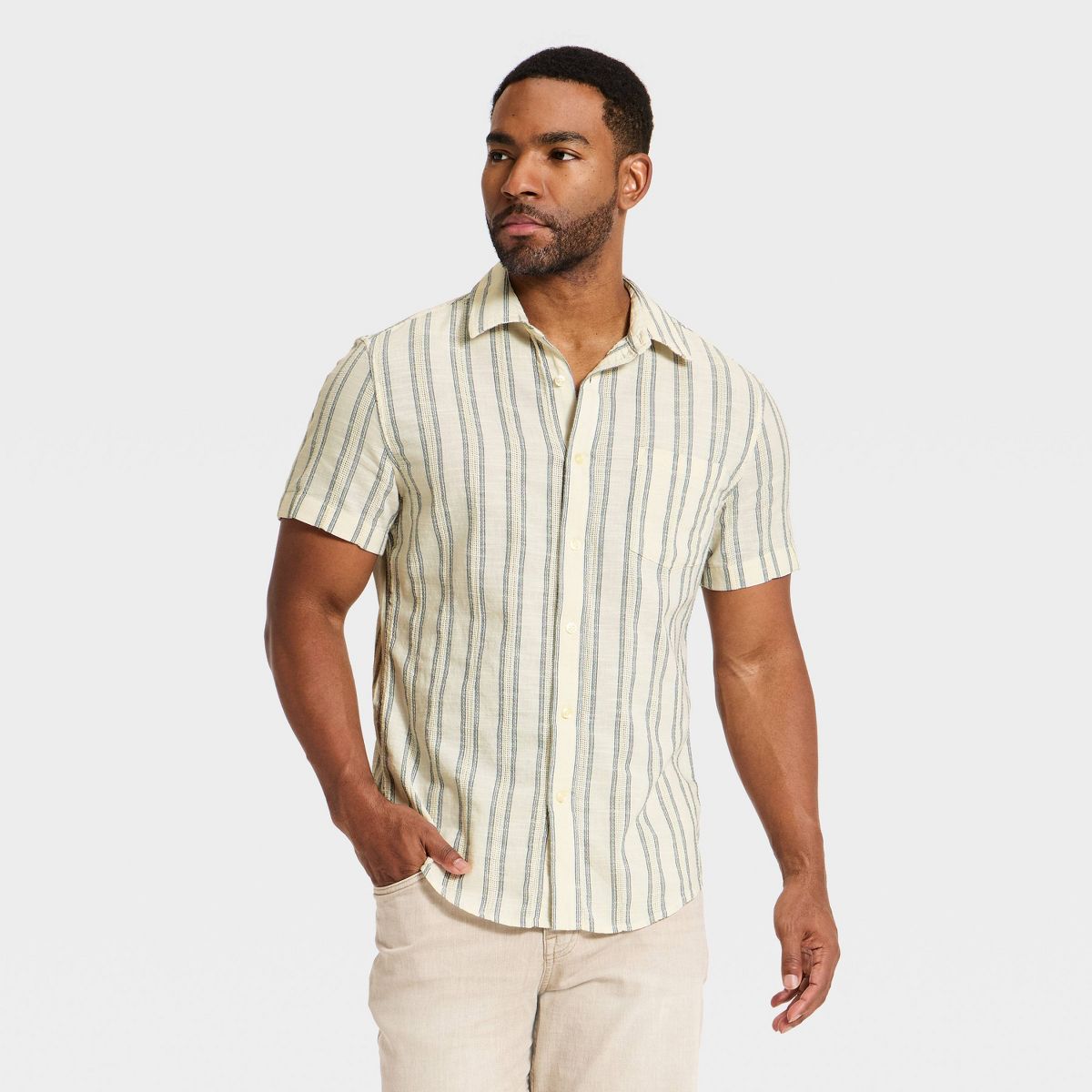 Men's Short Sleeve Camp Shirt - Goodfellow & Co™