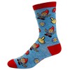 Crazy Dog T-Shirts Women's Gnope Socks Funny Fantasy Mushroom Gnome Fairy Tale Novelty Graphic Footwear - 3 of 4