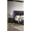 Sapphtopaz Night Stand with Drawers and Handles Wood Nightstand Entryway Table for Bedroom, Living Room - 3 of 4