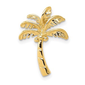 Black Bow Jewelry 14k Yellow Gold Palm Tree Slide in Polished - 1 of 4