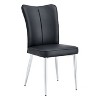 CAVINAS Modern PU Leather Dining Chairs with Foam Cushion and Metal Legs, 6-Piece Side Chair for Dining Room, Living Room - 4 of 4