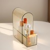 Unique Bargains Dust-proof Makeup Organizer for Vanity Holder Brown 1 Pc - 2 of 4