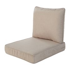 Amazon.com: AAAAAcessories Outdoor/Indoor Water-Resistant Deep Seat Chair  Cushion, Replacement Patio Furniture Cushions, 24 x 24 x 5 Inch, Light  Gray/Cool Gray : Patio, Lawn & Garden
