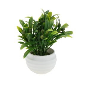 Unique Bargains Artificial Plants Mini Pinecone Plastic 2.17"x2.17"x5.12" 1 Pc - 1 of 4