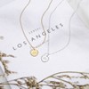 HOPE LOVE SHINE Rainbow Birthday Necklace – Gift for Daughter, Teen or Friend Gold or Silver - 2 of 4