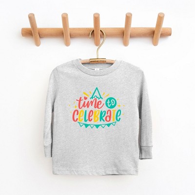 The Juniper Shop Time To Celebrate Toddler Long Sleeve Tee