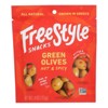 Freestyle Snacks Green Olives Hot and Spicy - Case of 6/4 oz - 2 of 4