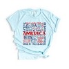 Simply Sage Market Women's America Words Colorful Short Sleeve Graphic Tee - 2 of 4