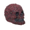 Transpac Light Up Skull with Roses Decorative Figurine for Halloween Tabletop Decor Battery Operated Unique Gift - 4 of 4