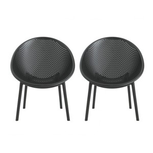 Christopher Knight Home Robles 2pc Polypropylene Accent Chairs - 1 of 4