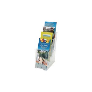 Staples Literature Holder 4.25" Clear Plastic (16653-CC) 665661 - 1 of 2