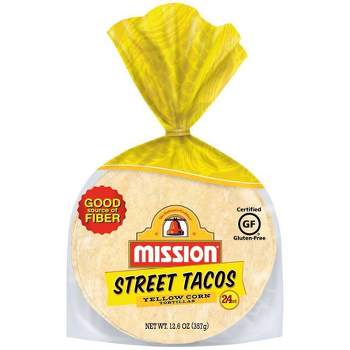 Mission Gluten Free 4.5" Street Taco Size Yellow Corn Tortillas - 12.6oz/24ct