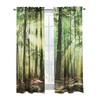 Habitat Photo Real Colorful Forest Pole Top Light Filtering Decorative Curtain Pair Each 38" x 84" Multicolor - 2 of 4