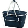 NCAA West Virginia Mountaineers Folding Soft Sided Cooler Basket - 2 of 4