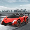 Infans 12V 2-Seater Licensed Lamborghini Kids Ride On Car w/ RC & Swing Function Red - 3 of 4