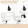 TiramisuBest Cute Cream White Teddy Office Chair with Rhinestone Back, Comfort Padding, Adjustable Features - 4 of 4