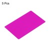 Unique Bargains Smooth Laser Engraving Metal Gift Craft Business Cards 5 Pcs - 3 of 4