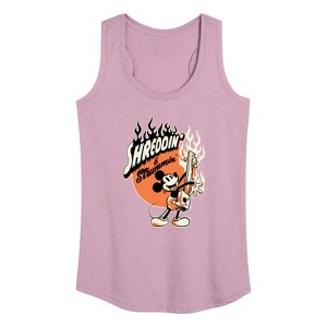 Women's - Disney - Shreddin And Strummin Graphic Racerback Tank - 1 of 4