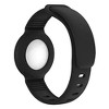 SAHARA - Silicone Wrist Band for Apple AirTag - Black - 4 of 4