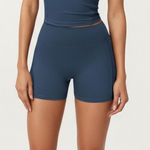 Anna-Kaci Active Women's High Waist Active Shorts with Smooth Stretch Fabric and Supportive Contoured Waistband - 1 of 4