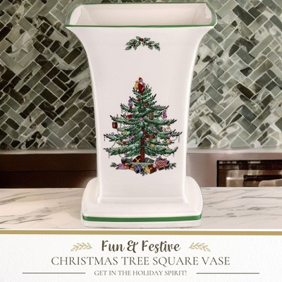 thumbnail image 2 of Spode Christmas Tree Serving Bowl, Ceramic, Multi-Colour 2 of 11