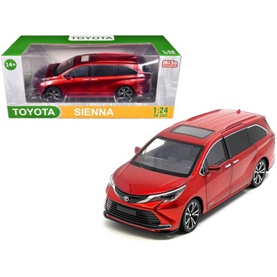 Toyota Sienna Minivan Red Metallic 1/24 Die Cast Model Car