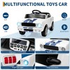 Jojoka 12V Ride on Toy for Kids, Battery Powered Electric Car for Toddlers with Remote Control, Safety Belt, 3 Speeds, Lights, Music - 2 of 4