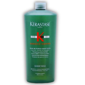 Kerastase Genesis Homme Daily Purifying Fortifying Shampoo (34.0 oz XXL) For Weakened Hair and Against Hair Loss - 1 of 2