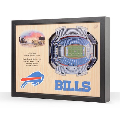 Nfl Buffalo Bills 3d Logo Series Wall Art - 12x12 : Target