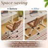 Karl Home | 22.1 Inch Upholstered PU Lattice Swivel Office Chair - 4 of 4