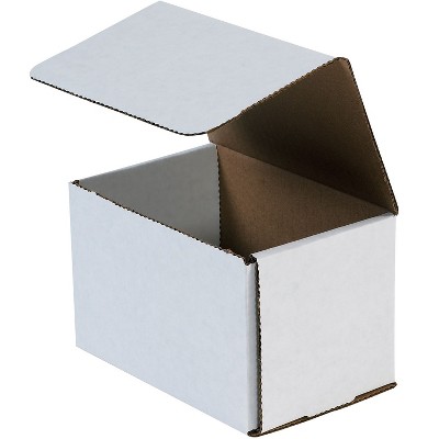 Box Partners Corrugated Mailers 10" x 8" x 4" White 50/Bundle M1084