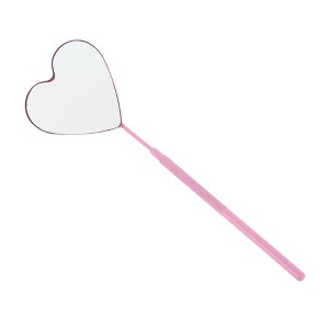 Unique Bargains Heart Pattern Lash Mirror 1 Pc - 1 of 4
