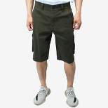 X RAY Mens Stretch Comfort Tactical Cargo Shorts 12.5" Inseam Knee Length Classic Fit Multi Pocket